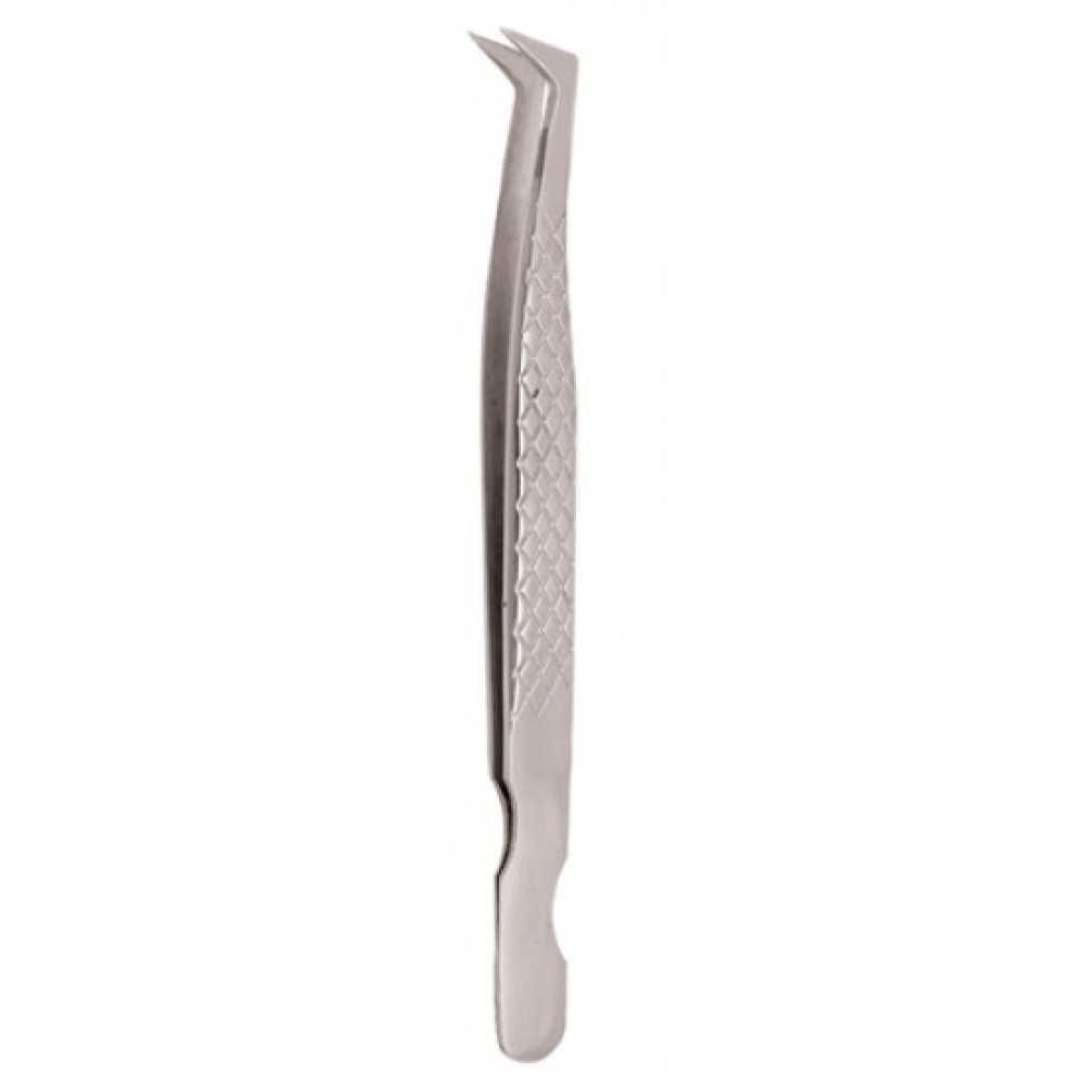 Diamond Print S-Type Eyelash Tweezer