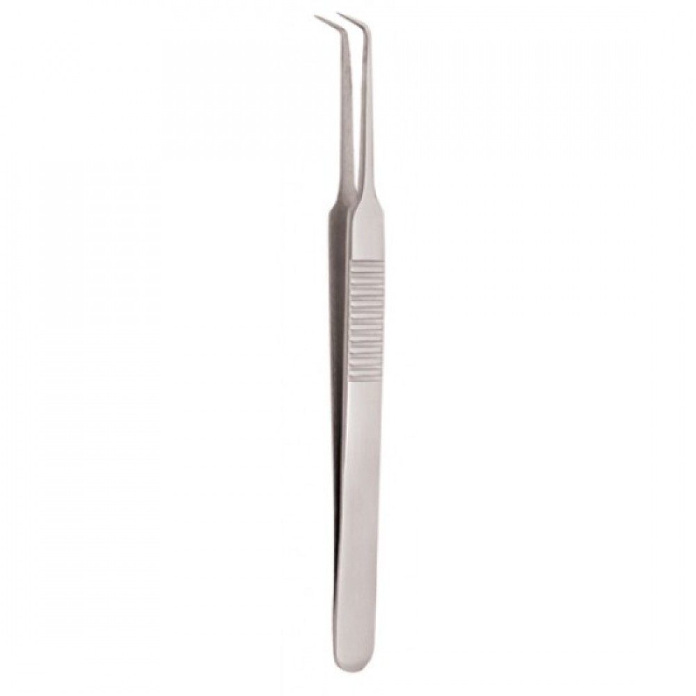Serrated Handle Eyelash Tweezer